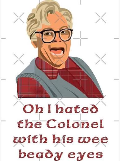 Oh I hated the Colonel, So I married an axe murderer. Mike Myers. Stuart  MacKenzie" Greeting Card for Sale by wheatbeltdesign | Redbubble