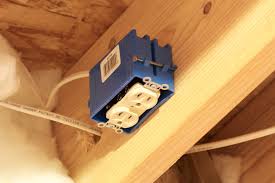 My superintendent said that it is a matter of personal preference, but that putting them in the drywall was cheaper. Wiring Offgridcabin