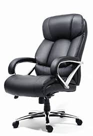 Office Factor New Big And Tall Black Executive Office Chair Bonded Leather Extra Padded Rated To 500 Pounds Office Chair Swivel Office Chair Best Office Chair