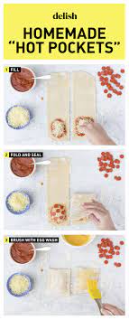 How To Make Homemade Hot Pockets Homemade Hot Pockets Hot Pockets Hot Pocket Recipes