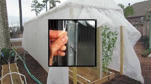 Tried commerical plastic it did the same thing. Diy Greenhouse Fabric Film Fastener No Clips Or Wiggle Wire Youtube
