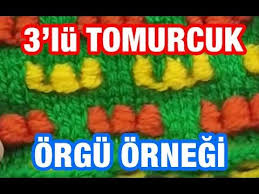 Orgu 3 Lu Tomurcuk Yapilisi Turkce Videolu Nazarca Com Tomurcuk Orgu Orgu Ilmekleri