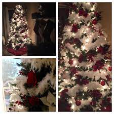 Christmas mannequin head design luxury christmas design | etsy. Christmas Tree With Red Roses And White Feather Boas Christmas Tree Feathers Classroom Christmas Decorations Christmas Tree Decorations