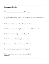 Grade 4 (year 4) is the first year of upper primary, and children at this age should be introduced to more sophisticated and meaningful ways of in the case of writing skill improvement, and practice, grade 4 is the stage at which pictures may disappear from writing prompts. Homograph Practice Worksheets Teaching Resources Tpt