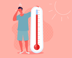 Image of prison with a thermometer outside