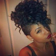12 Pretty Short Curly Hairstyles For Black Women Curly Mohawk Hairstyles Mohawk Hairstyles Mohawk Hairstyles For Girls