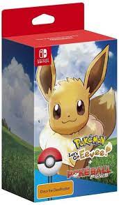 Swi Pokemon Let S Go Eevee With Pokeball Plus Bundle Pokemon Eevee Nintendo Pokemon
