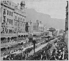 Cecil John Rhodes Funeral 3 April 1902 Adderley Street Cape Town South Africa Old Photos Cape Town Cool Photos