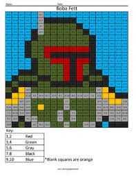Star Wars Addition And Subtraction Coloring Squared Star Wars Classroom Star Wars Cross Stitch Pictures