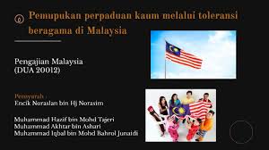Negara malaysia sememangnya terkenal dengan keharmonian penduduk berbilang kaumnya yang hidup aman & damai. Pemupukan Perpaduan Kaum Melalui Toleransi Beragama Di Malaysia By Akhtar Ashari