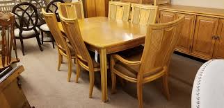 Hardy round dining table complete. American Drew Dining Room Set Delmarva Furniture Consignment