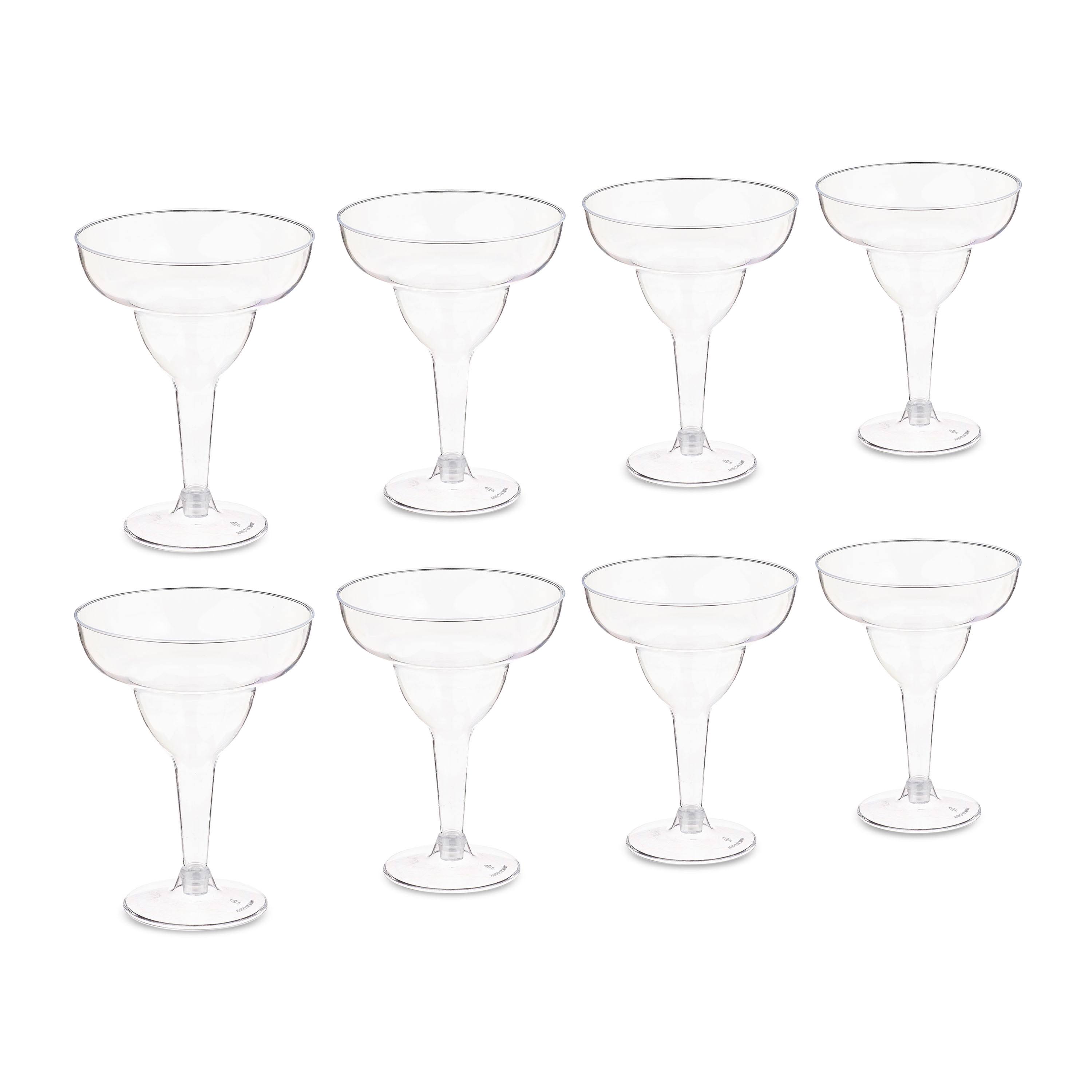 Clear Plastic Margarita Glasses 10.8 fl oz