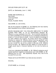 Having a hard time to create a cover letter that will catch an employer's attention? 33 Best Jury Duty Excuse Letters Tips á… Templatelab