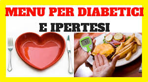 Menu Per Diabetici E Ipertesi Cibi Per Diabetici E Colesterolo Youtube