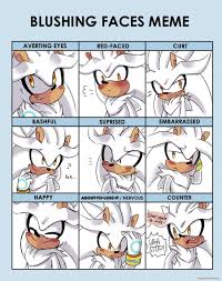26 Blushing Memes Blushing Memes Sonic Sonic The Hedgehog Sonic And Shadow