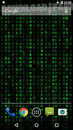Matrix Live Wallpaper Android Animiert Hintergrundbild Kostenlose Herunterladen In Apk