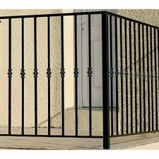 Railing For Iron Balcony Prepainted Nordet Above 97cm X Width 146cm Iron Balcony Balcony Railing Design Balcony Grill Design