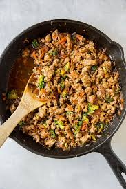 I am personally not much of a stroganoff fan, but my guys loved it. Easy Ground Turkey Recipes Healthy Teriyaki Turkey Rice Bowl