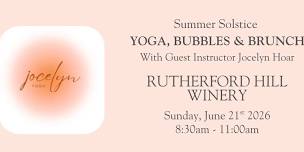 Summer Solstice: Yoga, Bubbles & Brunch