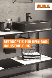 Bad In Betonoptik Ideen Und Tipps Obi In 2020 Betonoptik Industrie Chic Wohnung Innenarchitektur
