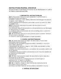 La locul de muncă a angajaților trebuie să existe ghiduri și afișe informative privitor la securitatea în muncă. Doc Instructiuni Proprii Specifice De Securitate Si Sanatate In Munca Ce Se Desfasoara In Cadrul Sc Nalco International Srl Alina Lungu Academia Edu