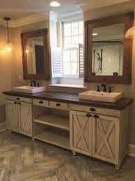 Selecting The Right Types Of Country Bathroom Vanities Designalls In 2020 Bathroom Farmhouse Style Modern Farmhouse Bathroom Farmhouse Master Bathroom