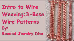See more ideas about necklace patterns, beaded necklace patterns, beaded necklace. Wire Weaving Patterns With 3 Base Wires Wire Weaving Tutorial Youtube