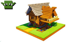 Minecraft Medieval Small House Tutorial Easy 5x5 Building System Minecraft Medieval Minecraft Minecraft Blueprints