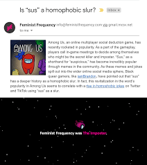 Anita Trying To Be Relevant Again Sus Among Us Know Your Meme