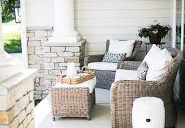 Front Porch Wicker Furniture Ideas The Porch Furniture Is By Summer Classics Front Porch Wicker Furniture Porch Furniture Gray Patio Furniture Wicker Decor