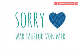 Entschuldigung Sagen Sorry Karte Download Free Printable Spruche Spruche Zitate Coole Spruche
