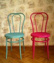 Bright Bentwood An Iconic Chair In Color Iconic Chairs Bentwood Chairs Painted Dining Chairs