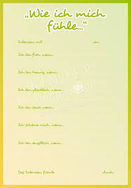 Kindergarten Portfolio Templates How I Feel Feelquot Kindergarten Portfolio Quothow Template Portfolio Kindergarten Portfolioarbeit Kindergartenbeginn