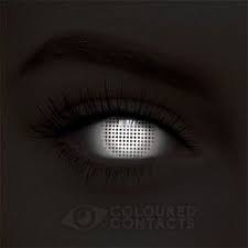 Black And White Contacts White Screen Uv I Glow Halloween Colored Contact Lenses 90 Days Contact Lenses Colored Halloween Contact Lenses Color Contacts For Halloween