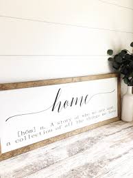 Home Sign Farmhouse Living Room Sign Housewarming Gift Etsy Handmade Home Handmade Home Decor Farmhouse Wall Decor
