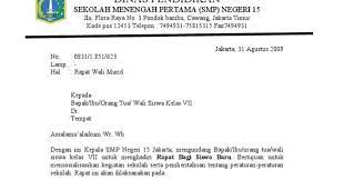Surat dinas sekolah biasanya berisi tentang undangan rapat komite ataupun permohonan izin pada suatu kegiatan. Contoh Surat Resmi Yang Baik Benar Lengkap Lengkap Contohnya