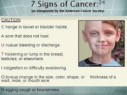 We've taken what the science shows the acronym caution helps recognize the 7 most common signs of cancer. Food Label Scavenger Hunt Lesson And More Health