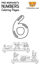 Worksheets 123 lets you generate new, randomized problems and answers using the same worksheet template. Free Printable Number Coloring Pages 1 10 For Kids 123 Kids Fun Apps Free Printable Numbers Printable Numbers Kids Learning Numbers