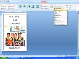 How To Make A Poster Using Microsoft Word Simple Poster Microsoft Word 2010 Word 2007