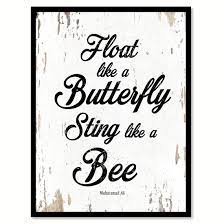 We did not find results for: Wrought Studio Float Like A Butterfly Sting Like A Bee Textual Art On Canvas Wayfair
