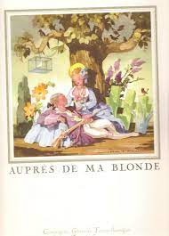 menu du paquebot flandre illustre par jean adrien mercier aupres de ma blonde ebay aupres de ma blonde mercier paquebot
