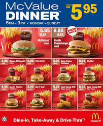 Welcome to the official website of mcdonald's south africa. Mcdonalds Mix And Match Menu Malaysia