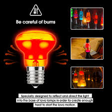 Yansun Lava Lamp Replacement Bulbs 25w E17 Base For 14 5 Inch 20 Ounce Lava Lamp Pack Of 5 Walmart Com Walmart Com
