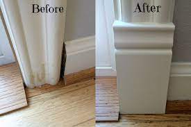Add A Plinth Block To Door Trim For A Finished Look Diy Home Improvement Plinth Blocks Home Projects