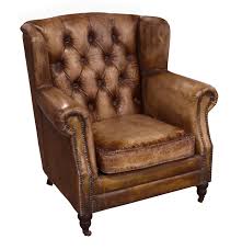 Wing Back English Style Buffalo Leather Chair Www Restorationfurnitureanddesign Com Leather Armchair Upcycled Dining Chairs Leather Chair
