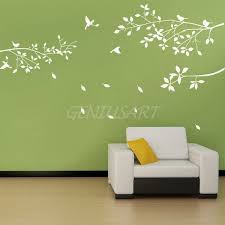 Free shipping on orders over $25 shipped by amazon. Fashion White Tree Branches Birds Leaves Home Wall Stickers Living Room Decals Living Room Decals Wall Stickers Living Room Home Decor