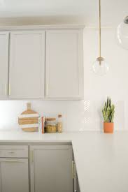 The Byers Project The Final Reveal Warm Grey Kitchen Grey Kitchen Cabinets Light Grey Kitchen Cabinets