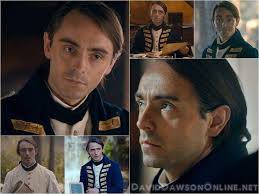 Collage of David Dawson as Captain Collins in Banished. Courtesy of Julie  French.