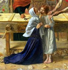 John Everett Millais Christ In The House Of His Parents John Everett Millais Christ In The House Of His Parents The Carpenter S Shop 1850 Particolare Preraphaelites Mil The Incredibles Art Of Living Bible