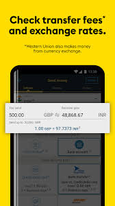 When choosing a money transmitter, carefully compare both transfer fees and exchange. Western Union App Send Money Abroad 5 1 Download Android Apk Aptoide